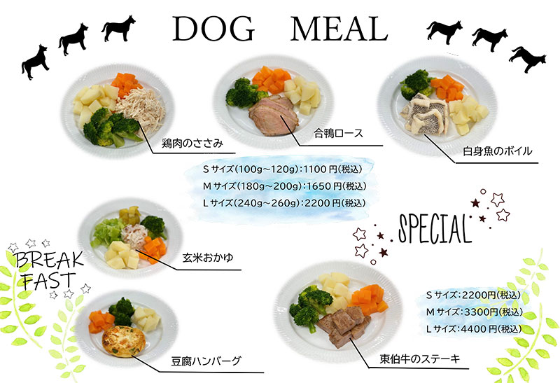 わんちゃんのお食事